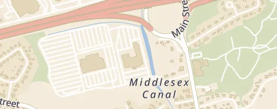 Street map around Crowne Plaza Woburn