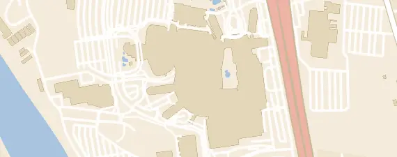 Street map around Gaylord Opryland Resort & Convention Center