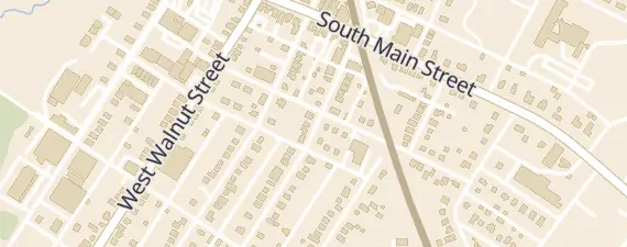 Street map around Montgomery Mall