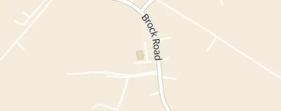 Street map around American Legion Post 320