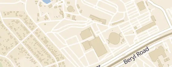 Street map around Exposition Center, NC State Fairgrounds