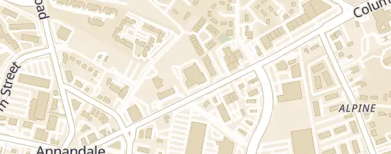 Street map around Annandale Firehouse Expo Hall