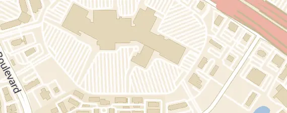 Street map around NTX Arena