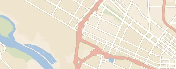 Street map around Richmond