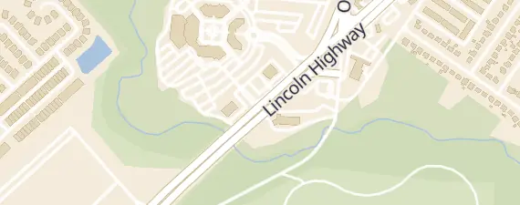 Street map around Oxford Valley Mall