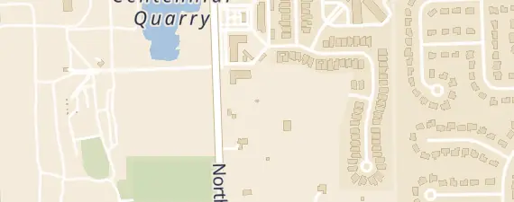 Street map around American Legion Hall