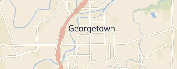 Street map around Georgetown Community Center